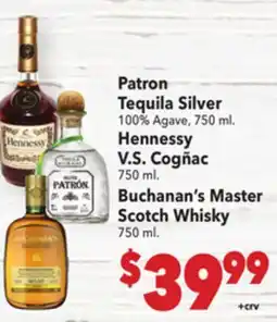 Vallarta Supermarkets Patron Tequila Silver offer