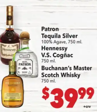 Vallarta Supermarkets Patron Tequila Silver offer