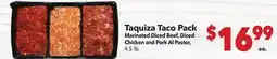 Vallarta Supermarkets Taquiza Taco Pack offer