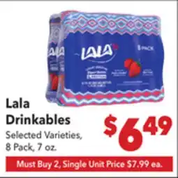 Vallarta Supermarkets Lala Drinkables offer