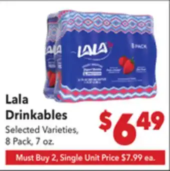 Vallarta Supermarkets Lala Drinkables offer