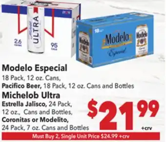 Vallarta Supermarkets Modelo Especial offer