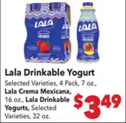 Vallarta Supermarkets Lala Drinkable Yogurt offer