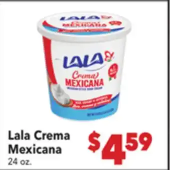 Vallarta Supermarkets Lala Crema Mexicana offer