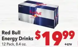 Vallarta Supermarkets Red Bull Energy Drinks offer