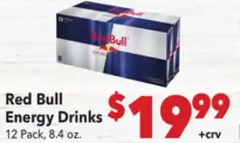 Vallarta Supermarkets Red Bull Energy Drinks offer