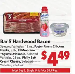 Vallarta Supermarkets Bar S Hardwood Bacon offer