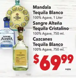 Vallarta Supermarkets Mandala Tequila Blanco offer