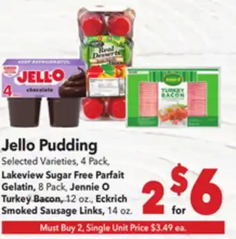 Vallarta Supermarkets Jello Pudding offer