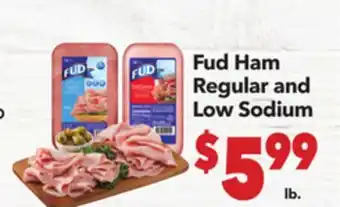 Vallarta Supermarkets Fud Ham Regular and Low Sodium offer