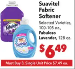 Vallarta Supermarkets Suavitel Fabric Softener offer