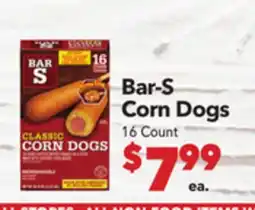 Vallarta Supermarkets Bar-S Corn Dogs offer