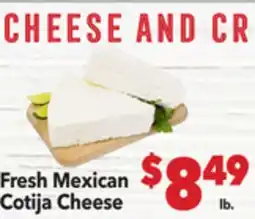 Vallarta Supermarkets Fresh Mexican Cotija Cheese offer