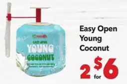 Vallarta Supermarkets Easy Open Young Coconut offer