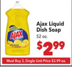 Vallarta Supermarkets Ajax Liquid Dish Soap offer