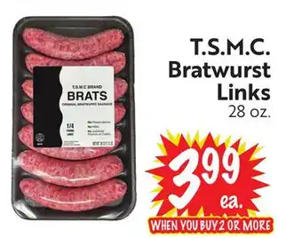 Foodmaxx T. S. M. C. Bratwurst Links offer