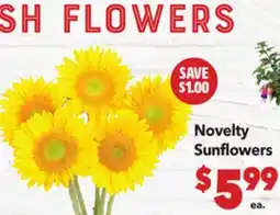 Vallarta Supermarkets Novelty Sunflowers offer