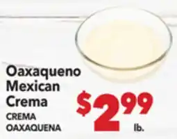 Vallarta Supermarkets Oaxaqueno Mexican Crema / CREMA OAXAQUENA offer
