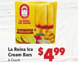 Vallarta Supermarkets La Reina Ice Cream Bars offer