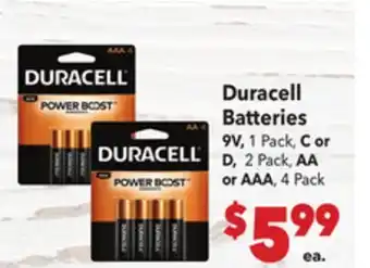 Vallarta Supermarkets Duracell Batteries offer
