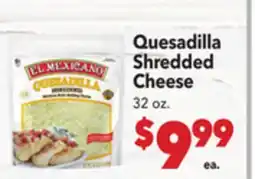 Vallarta Supermarkets Quesadilla Shredded Cheese offer