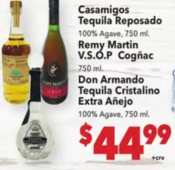 Vallarta Supermarkets Casamigos Tequila Resposado offer
