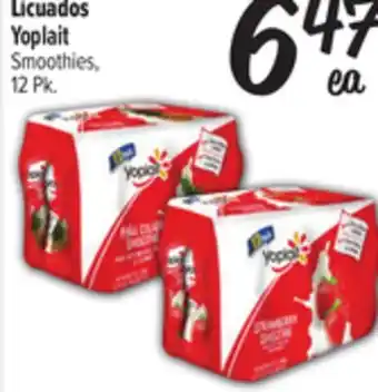 El Super Yoplait Smoothies offer