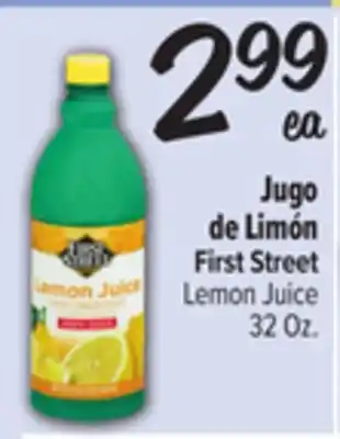 El Super First Street Lemon Juice offer