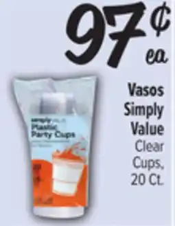 El Super Simply Value Clear Cups offer