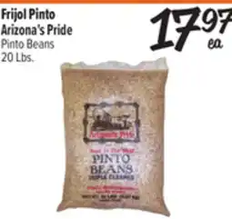 El Super Arizona's Pride Pinto Beans offer