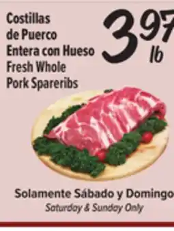 El Super Fresh Whole Pork Spareribs offer