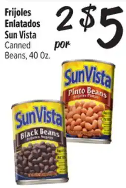El Super Sun Vista Canned Beans offer