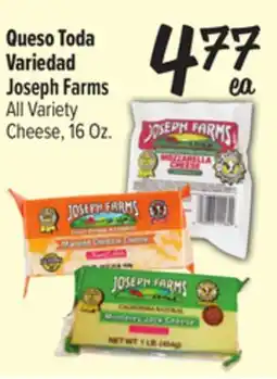 El Super Joseph Farms All Variety Cheese offer