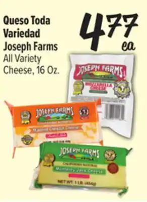 El Super Joseph Farms All Variety Cheese offer