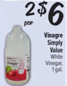 El Super Simply Value White Vinegar offer