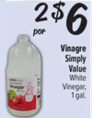 El Super Simply Value White Vinegar offer