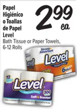 El Super Bath Tissue or Paper Towels offer