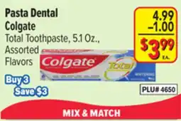 El Super Colgate Total Toothpaste offer