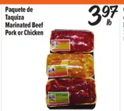 El Super Marinated Beef Pork or Chicken offer