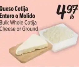 El Super Bulk Whole Cotija Cheese or Ground offer