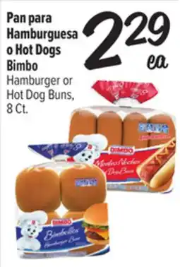 El Super Bimbo Hamburger or Hot Dog Buns, 8 Ct offer