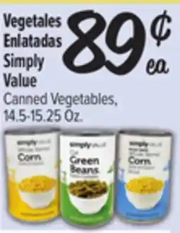 El Super Simply Value Canned Vegetables offer