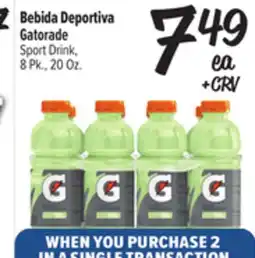 El Super Gatorade Sport Drink offer