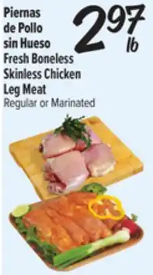 El Super Fresh Boneless Skinless Chicken Leg Meat offer