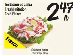 El Super Fresh Imitation Crab Flakes offer