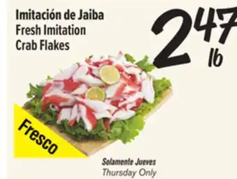 El Super Fresh Imitation Crab Flakes offer