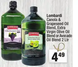 Super King Markets Lombardi Canola & Grapeseed Oil Blend, Extra Virgin Olive Oil Blend or Avocado Oil Blend offer
