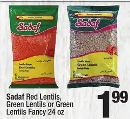 Super King Markets Sadaf Red Lentils, Green Lentils or Green Lentils Fancy offer