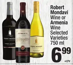 Super King Markets Robert Mondavi Wine or Armenia Wine offer