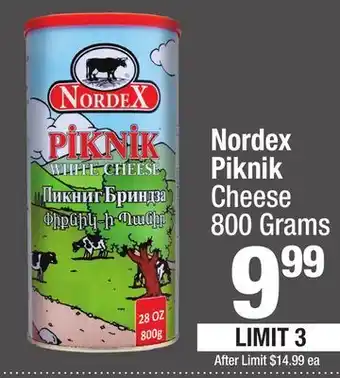 Super King Markets Nordex Piknik Cheese offer